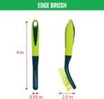 Scrub Brush Set, Long Handle Cleaning Brushes with Heavy Duty Bristles - Image 6