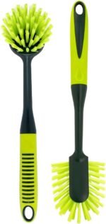 Scrub Brush Set, Long Handle Cleaning Brushes with Heavy Duty Bristles - Image 10