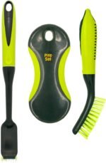 Scrub Brush Set, Long Handle Cleaning Brushes with Heavy Duty Bristles - Image 9