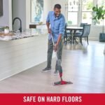 Spray Mop Floor Cleaning Kit, 3 Reusable Microfiber Wet Pads & Bottle