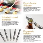 33-Piece Silicone & Stainless Steel Kitchen Utensil Set for Nonstick Cookware - Image 4