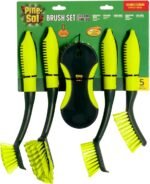 Scrub Brush Set, Long Handle Cleaning Brushes with Heavy Duty Bristles - Image 8