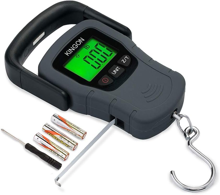 61yF9IEXHdL._AC_SL1500_.jpg Digital Hanging Luggage Scale, 110lb/50kg with Comfort Handle - Image 1