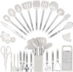 33-Piece Silicone & Stainless Steel Kitchen Utensil Set for Nonstick Cookware - Image 6