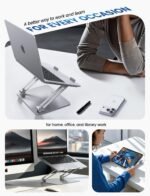 Aluminum Laptop Stand for Desk, Fits 10-17.3 Inch Notebooks - Image 5