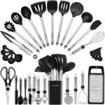 33-Piece Silicone & Stainless Steel Kitchen Utensil Set for Nonstick Cookware - Image 7