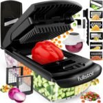 All-in-1 Vegetable Chopper & Spiralizer Kitchen Tool with Container - Image 11