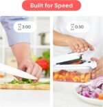 All-in-1 Vegetable Chopper & Spiralizer Kitchen Tool with Container - Image 3
