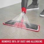 Spray Mop Floor Cleaning Kit, 3 Reusable Microfiber Wet Pads & Bottle - Image 5