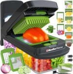 Pro-Series All-in-One 12-Blade Mandoline Slicer for Kitchen Prep - Image 6