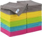 Microfiber Cleaning Cloths, All Purpose Cleaning Towels, Pack of 50