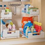 Under Sink Organizer, 2-Tier Pull-Out Cabinet Shelf, 2-Pack - Image 8
