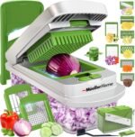 Pro-Series All-in-One 12-Blade Mandoline Slicer for Kitchen Prep - Image 11