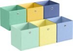 Foldable Storage Cubes, Set of 6 Odorless Fabric Storage Boxes - Image 12