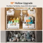 Under Sink Organizer, 2-Tier Pull-Out Cabinet Shelf, 2-Pack - Image 3