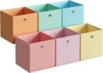 Foldable Storage Cubes, Set of 6 Odorless Fabric Storage Boxes - Image 11