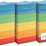 Microfiber Cleaning Cloths, 150 Pack Bulk, 11.5 x 11.5 Inch