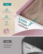 Foldable Storage Cubes, Set of 6 Odorless Fabric Storage Boxes - Image 2