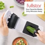All-in-1 Vegetable Chopper & Spiralizer Kitchen Tool with Container - Image 9