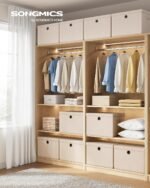 Foldable Storage Bins with Lids, Set of 3, 41 Quart Closet Organizers - Image 2