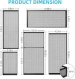 Desk Drawer Organizer Set, 5 Pack Mesh Storage Trays with Divider - Image 2